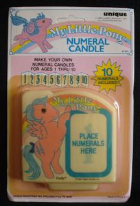 Firefly numeral candle