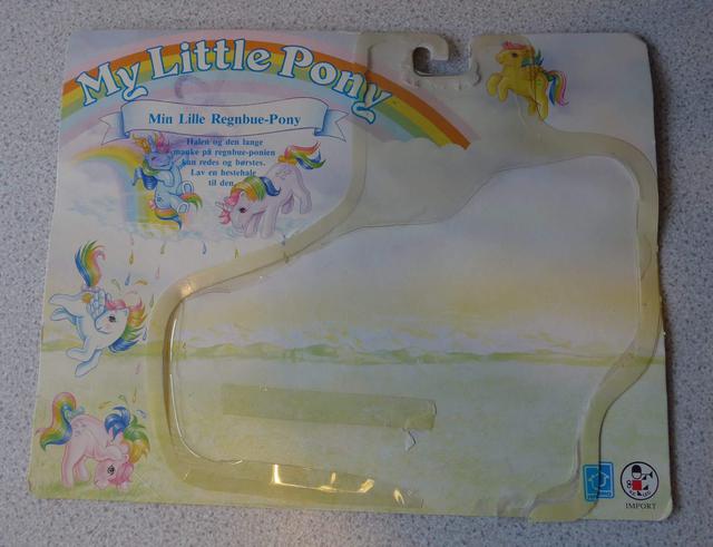 Danish Rainbow Pony card (with pony is ok too)