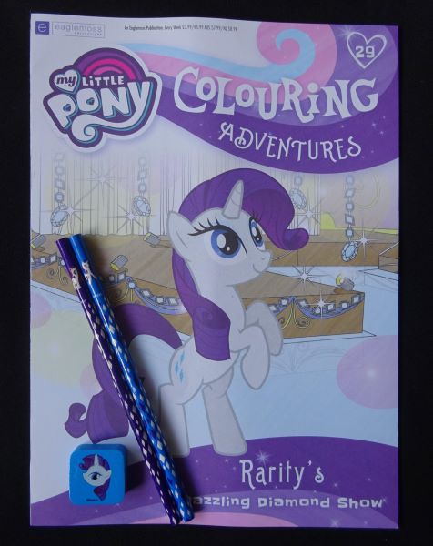 Came with issue 29 of the Colouring Adventures