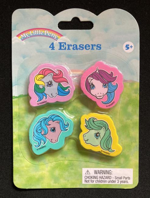 Retro erasers