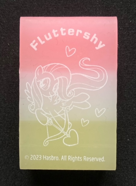 Fluttershy jelly eraser