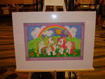 Artwork created especially for the Fair. You could buy prints, but I'm not sure if the original sold