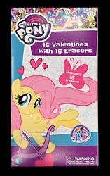 16 Valentines with 16 mini erasers