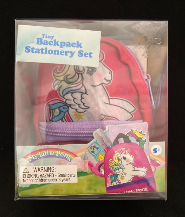 Tiny backpack stationery set