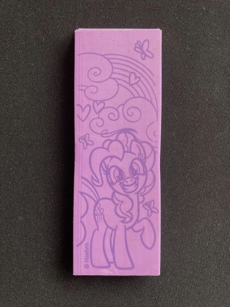 Oversized Pinkie Pie eraser