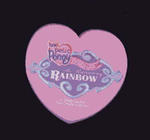 Heart shaped Runaway Rainbow Eraser
From France
