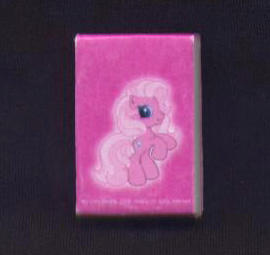 Pinkie Pie

Free gift with the French MLP comic
Back to School issue - September 2009