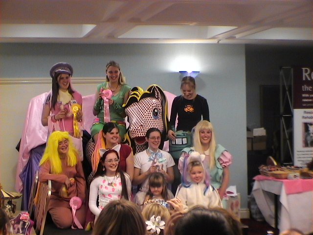 Winners of the costume competition