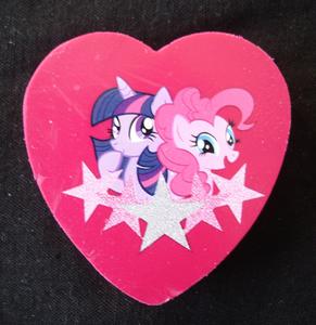 Twilight Sparkle & Pinkie Pie Heart Eraser