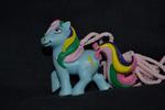 Blue earth pony with shooting star