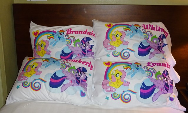 Personalized pillow cases for the roomies